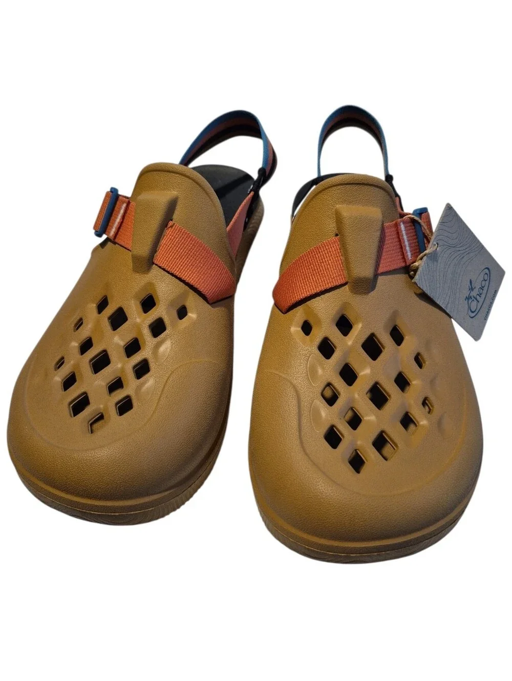 Chaco Men's 11 Chillos Clogs In Retro Camel Brown Breathable Comfort Sandals NWT